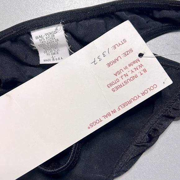 Bal Togs Men Spandex Thong Ballet Dance Briefs L NWT - Picture 3 of 4